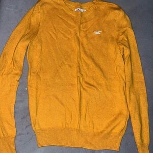 Hollister Women’s Crewneck Sweater - Mustard Size Small